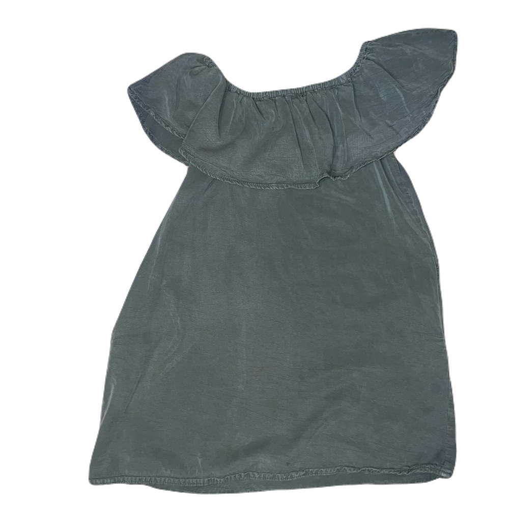 TOPSHOP Women’s ruffle sleeve off the shoulder mini dress